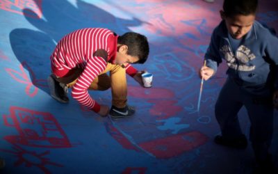 Leah O’Bryant, the aptArt Bethlehem Painting Project, SOS Children’s Village in Bethlehem