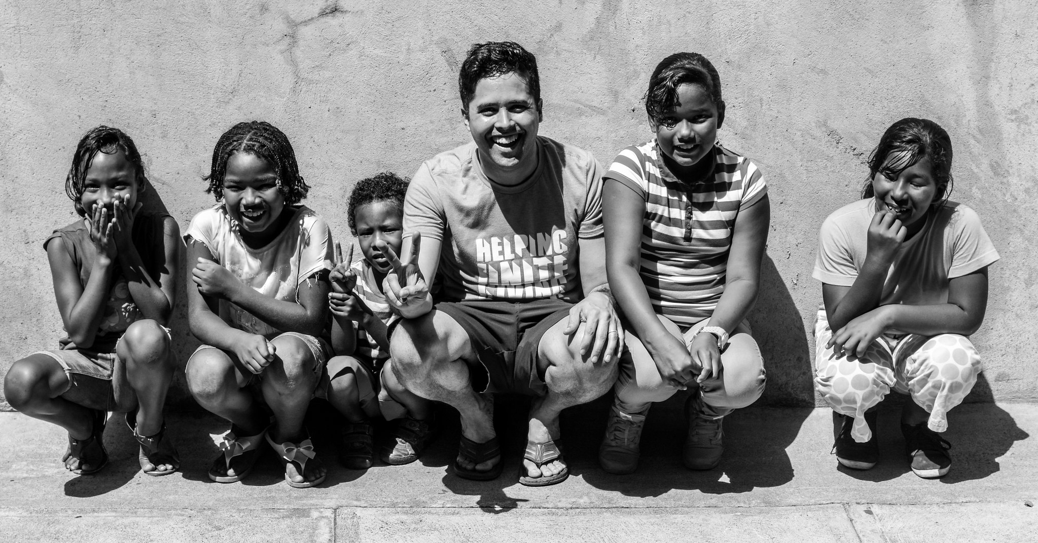 A smiling African girl