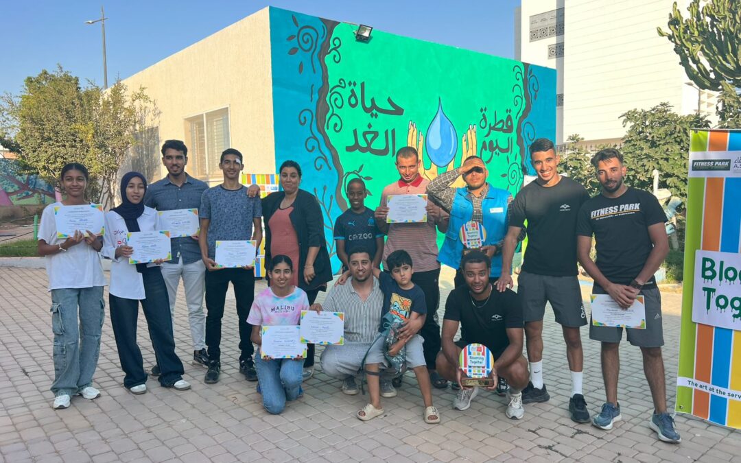 Blooming Together: A Canvas of Creativity and Community Transformation