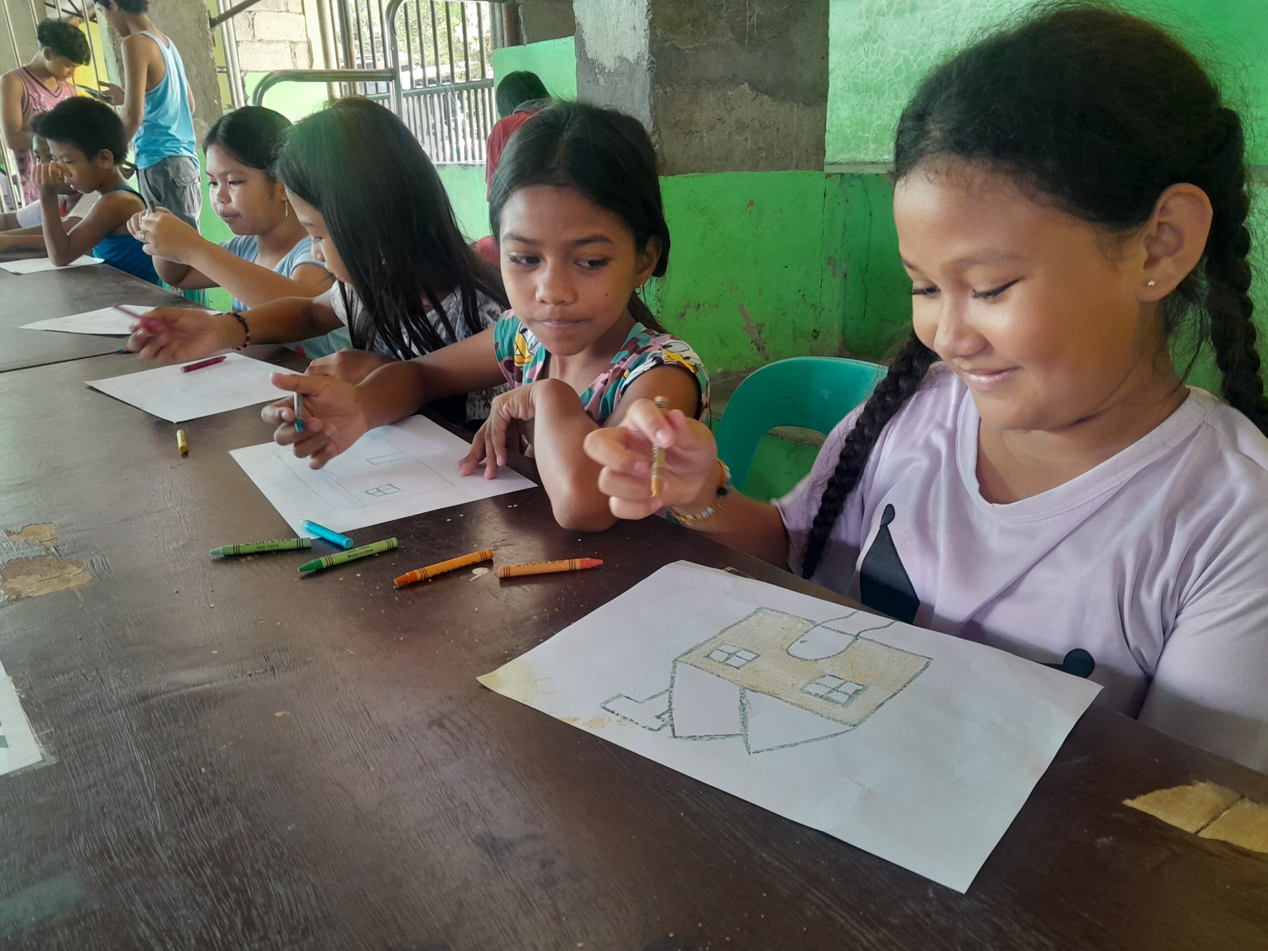 Marginalized children drawing