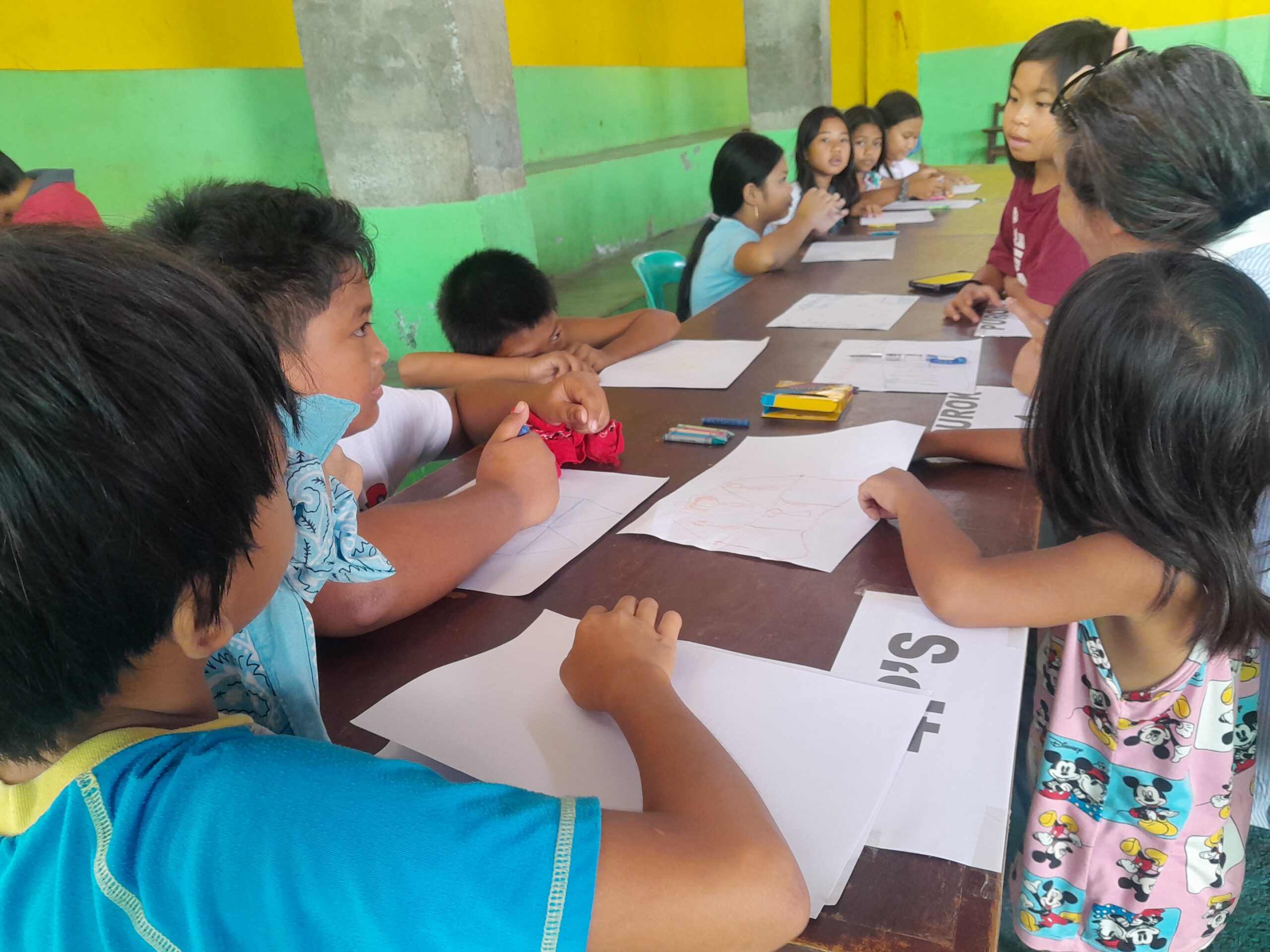 Marginalized children drawing