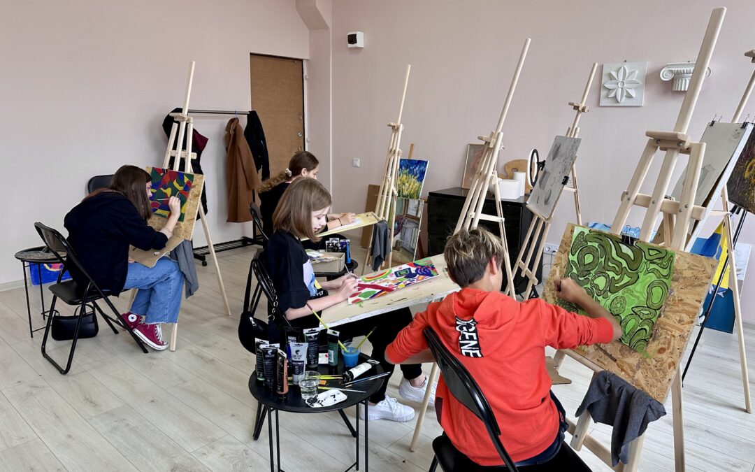 Painting Through the Pain: How a Seed Grant Brought Healing to Ukraine’s Displaced Children