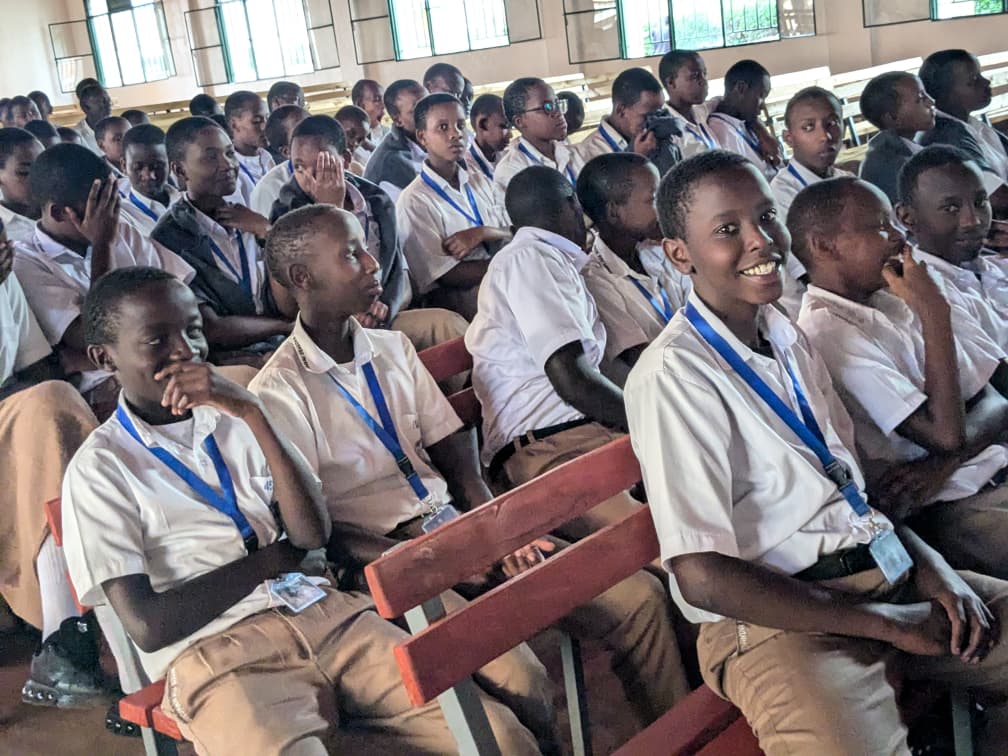 Career Compass Rwanda Smiling students in a classroom