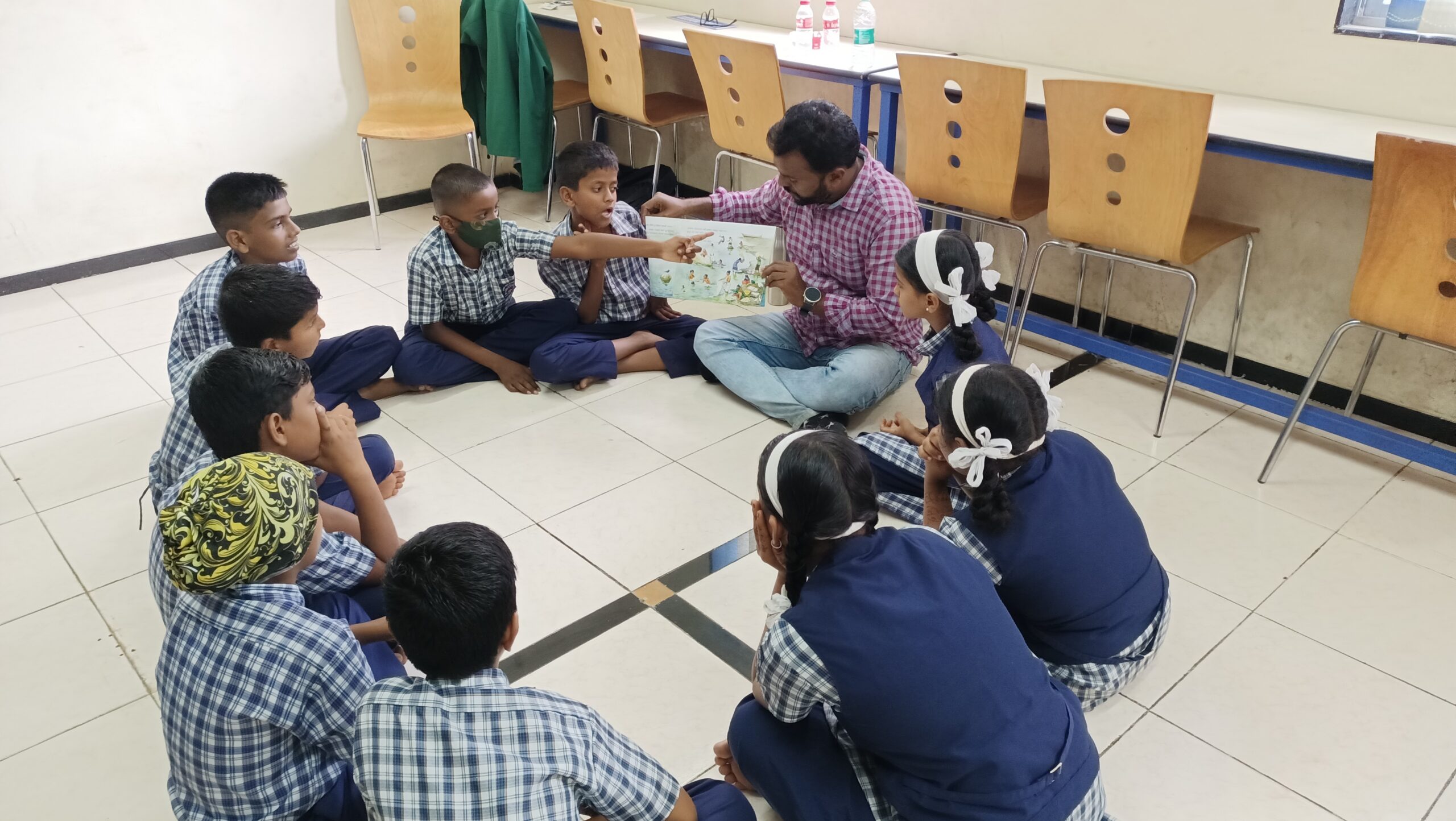 a man teaching
